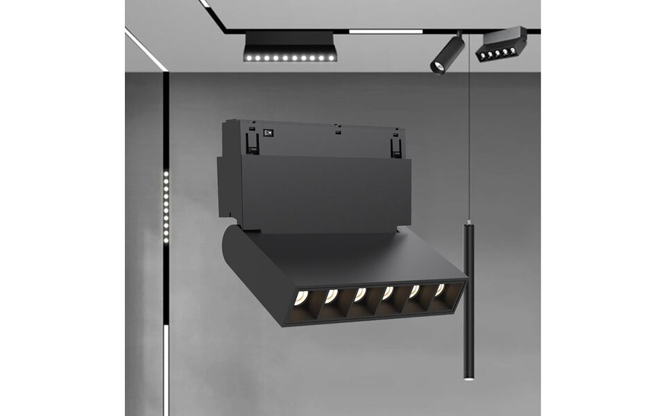 HLW LED 48V Magnetic 6W LED Lamp - Brinton Magni Linear LED Bar with 440lm and Adjustable Light Color