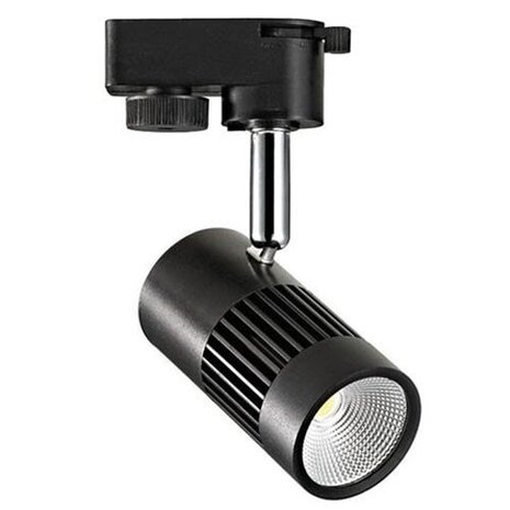 LED Railverlichting 13W LED Spot - Rond, Mat Zwart, Natuurlijk Wit 4200K LED Railverlichting 13W LED Spot - Rond, Mat Zwart, Natuurlijk Wit 4200K