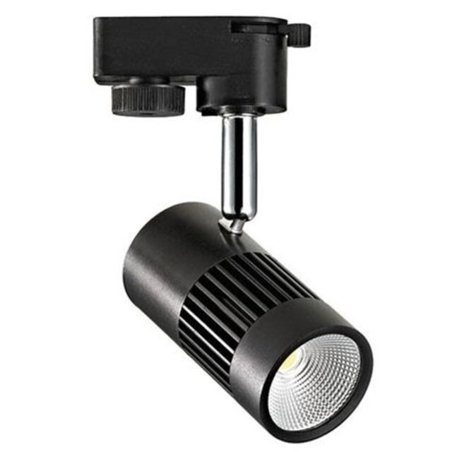 LED Spot 13W LED lamp - Rond, Mat Zwart Aluminium Verlichting per ruimte