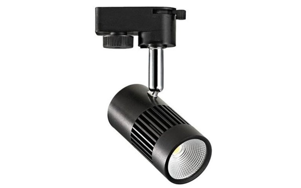 HLW LED LED Railverlichting 13W LED Spot - Rond, Mat Zwart, Natuurlijk Wit 4200K