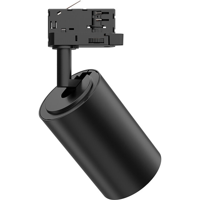 HLW LED LED Railspot Brinton Sonly 30W Warm Wit 3000K - Zwarte LED Spot 3-Fase