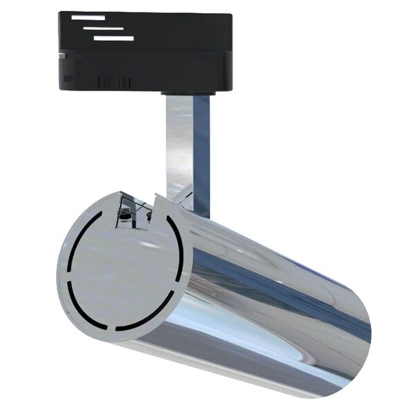 HLW LED LED Railverlichting 30W LED Spot Warm Wit 2700K–3000K – Glans Chroom Aluminium HLW LED LED Railverlichting 30W LED Spot Warm Wit 2700K–3000K – Glans Chroom Aluminium