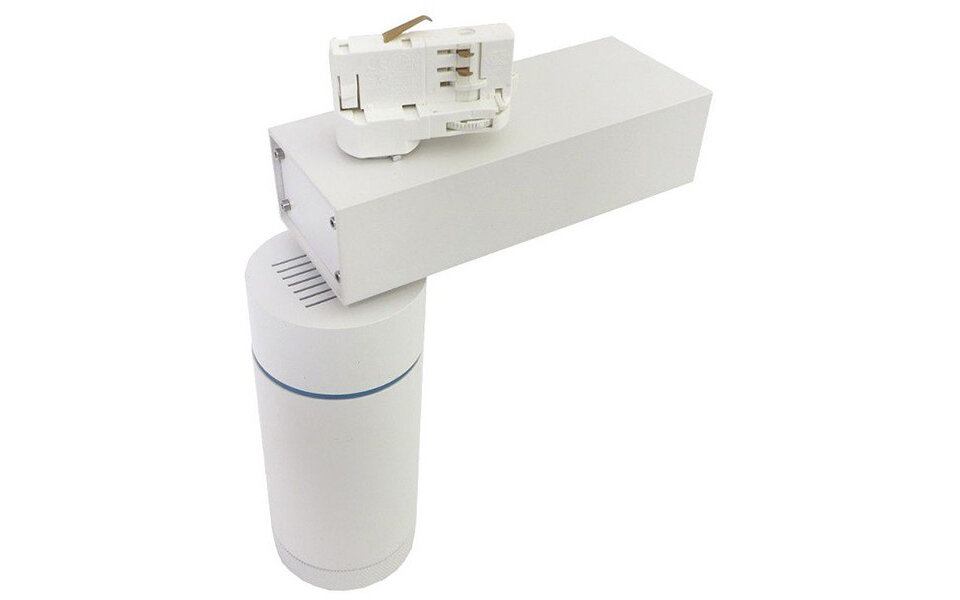 HLW LED LED Railverlichting 30W LED Spot Neutraal Wit 4000K - Mat Wit Aluminium