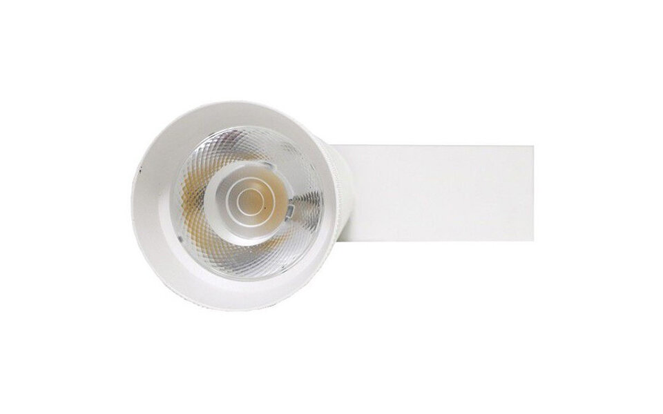 HLW LED LED Railverlichting 30W LED Spot Neutraal Wit 4000K - Mat Wit Aluminium