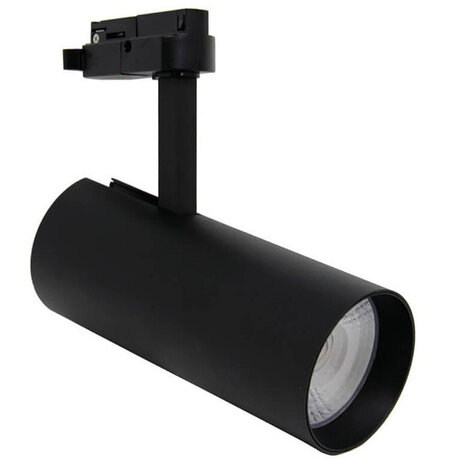LED Railverlichting - Dimbare 30W LED Spot in Neutraal Wit 4000K, Mat Zwart