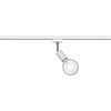LED Track Lighting Spot with E27 fitting - Matte White Aluminum