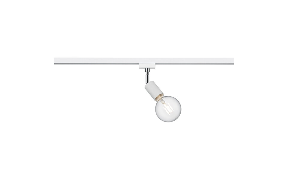 HLW LED LED Railverlichting Track Spot - Verstelbare LED Spot met E27 Fitting, Mat Wit HLW LED LED Railverlichting Track Spot - Verstelbare LED Spot met E27 Fitting, Mat Wit