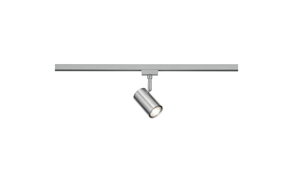 HLW LED LED Track Lighting Track Spot - Matte Nickel, Aluminum, GU10 Fitting, 2 Phase