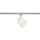 HLW LED LED Rail Lighting with LED Spot - Trion Dual Torry, E14, Matte White, Adjustable, 2-Phase
