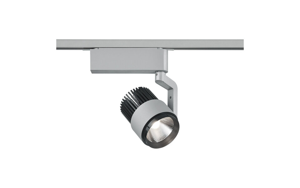 HLW LED LED Spot 15W Dimbaar - Railverlichting Mat Titaan met Aanpasbare Kleur