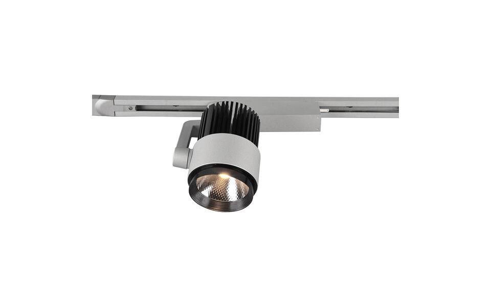 HLW LED LED Spot 15W Dimmable - Track Lighting Matte Titanium with Adjustable Color