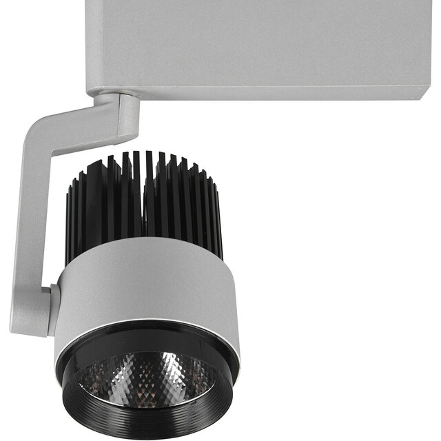 HLW LED LED Spot 15W Dimbaar - Railverlichting Mat Titaan met Aanpasbare Kleur