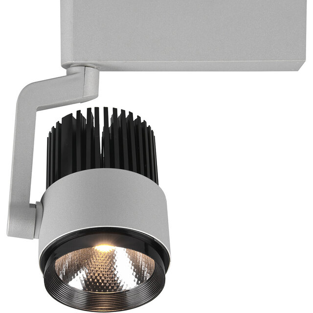 HLW LED LED Spot 15W Dimbaar - Railverlichting Mat Titaan met Aanpasbare Kleur