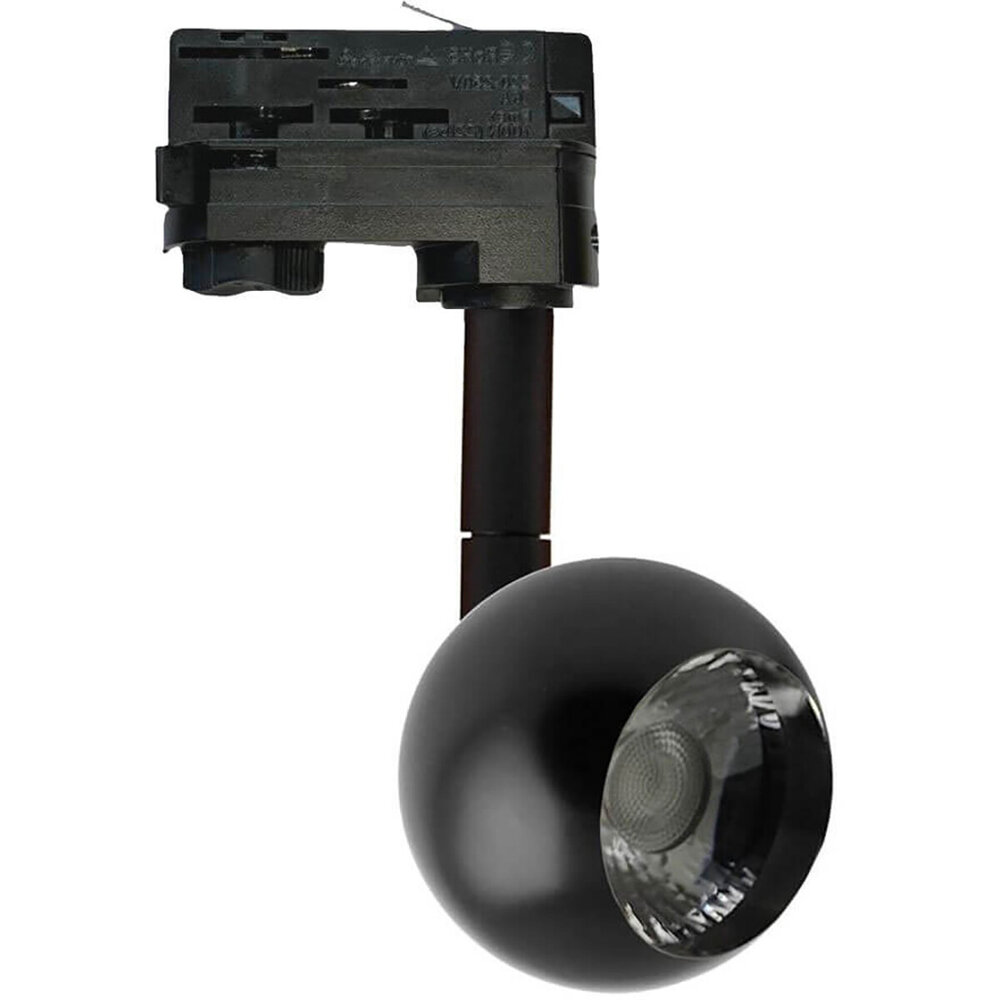 Led Rail 4100 LED rail spotlight matte black 10W (4000K) – 4800 lm, 24°, 3-phase