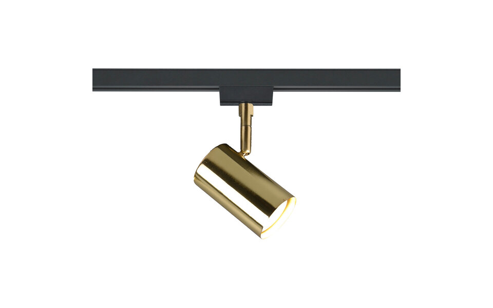 HLW LED LED Railverlichting met GU10 Fitting - Verstelbare LED Spot Mat Goud HLW LED LED Railverlichting met GU10 Fitting - Verstelbare LED Spot Mat Goud