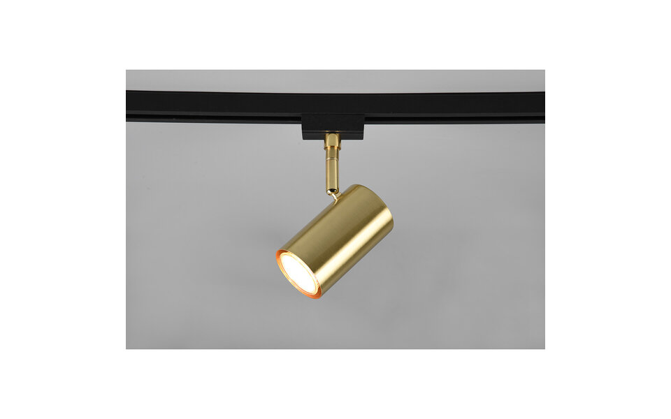 HLW LED LED Railverlichting met GU10 Fitting - Verstelbare LED Spot Mat Goud HLW LED LED Railverlichting met GU10 Fitting - Verstelbare LED Spot Mat Goud