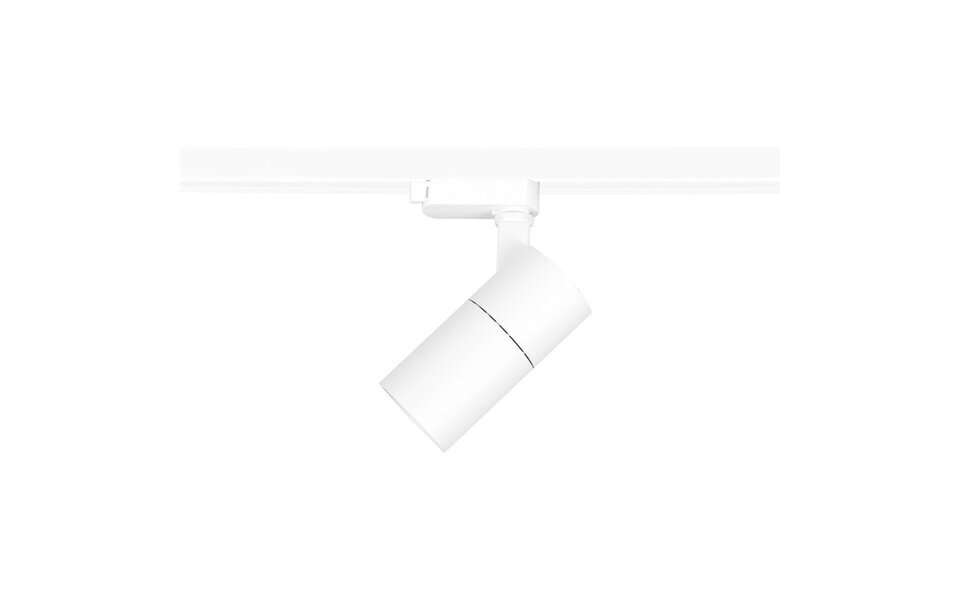HLW LED LED Spot 20W Track Lighting Prixa Pina - Adjustable Color, Matte White, Aluminum