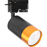 HLW LED LED Track Lighting Track Spot with GU10 Fitting - Black/Gold Aluminum LED Lamp 1 Phase HLW LED LED Track Lighting Track Spot with GU10 Fitting - Black/Gold Aluminum LED Lamp 1 Phase