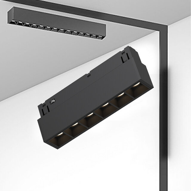 slanke magnetische LED bar 6W met neutraal wit licht 4000K en 440 lumen voor binnenverlichting