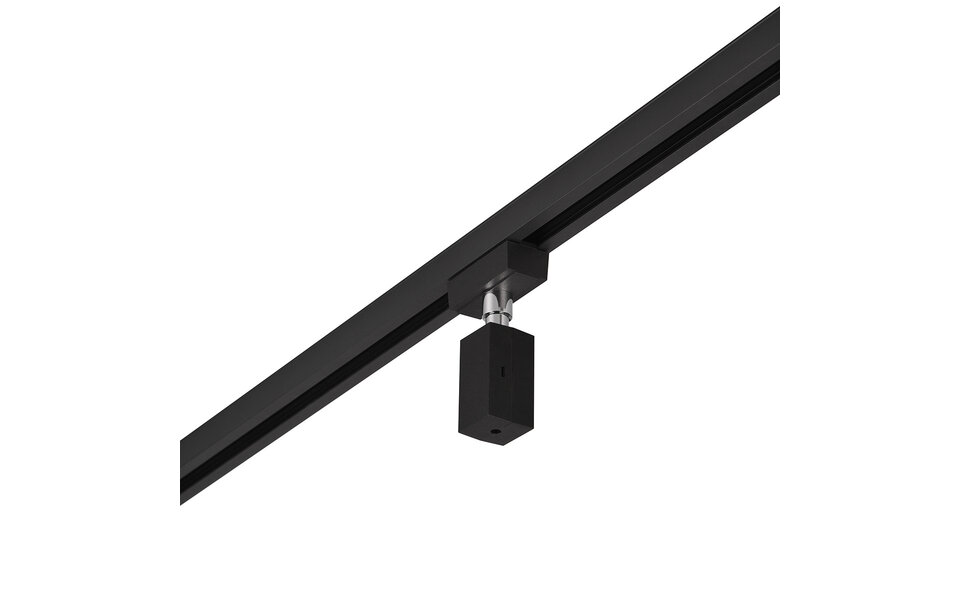 HLW LED Trion Dual Pendeladapter Mat Zwart – Geschikt voor 2 Fase LED Lampen