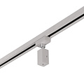 Pendeladapter Trion Dual - 2-fase kunststof hangadapter voor LED lamp met titaan afwerking