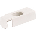 Matte White Trion Dual Cover for LED lamp 2-phase rail system, durable & stylish