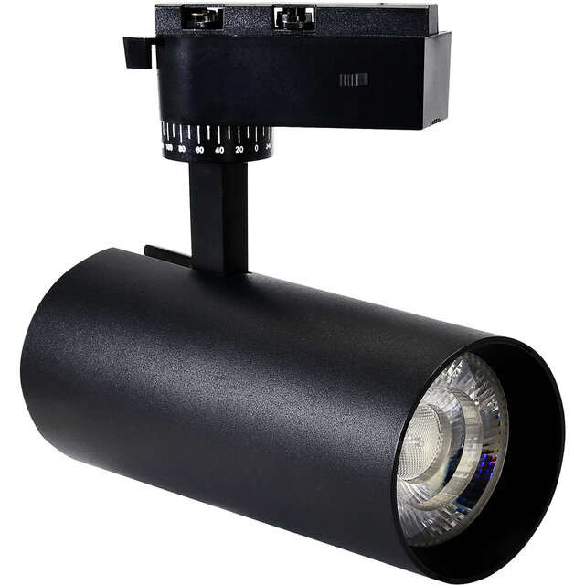LED Railspot 30W Kozolux Brem - Aanpasbare LED Spot Zwart Verlichting per ruimte
