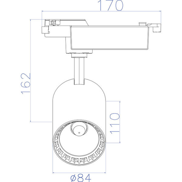 HLW LED 18W LED Spot Railverlichting - Natuurlijk Wit 4200K - Mat Zwart Aluminium HLW LED 18W LED Spot Railverlichting - Natuurlijk Wit 4200K - Mat Zwart Aluminium