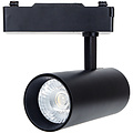 LED Track Lighting 24W LED Spot Neutral White 4000K - Black, adjustable, round