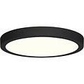 Surface-Mounted LED Downlight 18W - Natural White 4200K - Round - Matte Black Aluminum