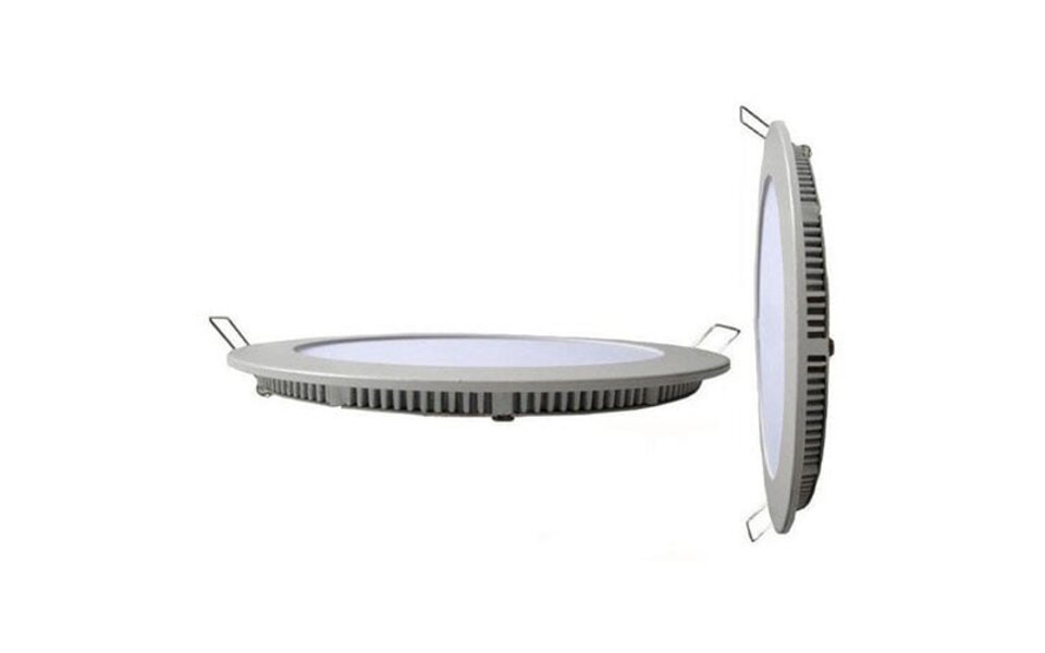 HLW LED LED Downlight Slim 3W - Inbouw Rond LED Lamp Warm Wit 2700K Mat Wit Aluminium
