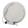 HLW LED LED Downlight Slim - Recessed LED Lamp Round 6W Natural White 4200K Matte White Aluminum Ø120mm