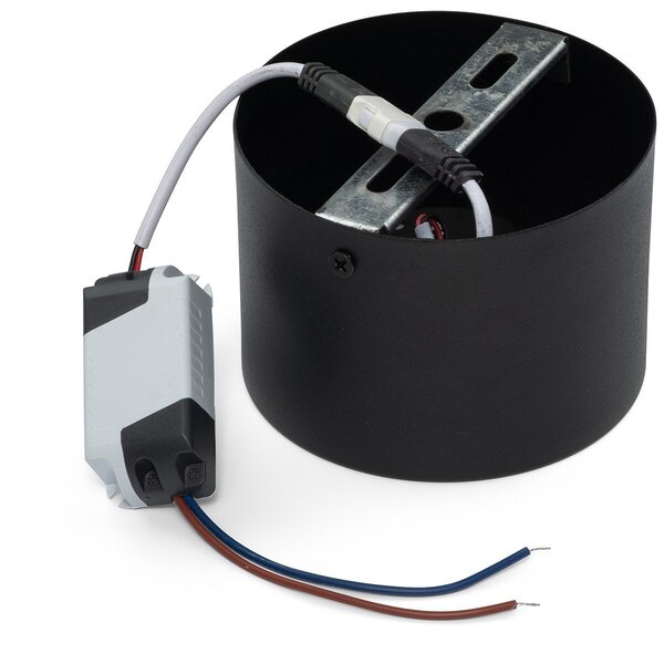 HLW LED LED Downlight Opbouw Rond Hoog 5W - Natuurlijk Wit 4200K - Mat Zwart Aluminium HLW LED LED Downlight Opbouw Rond Hoog 5W - Natuurlijk Wit 4200K - Mat Zwart Aluminium