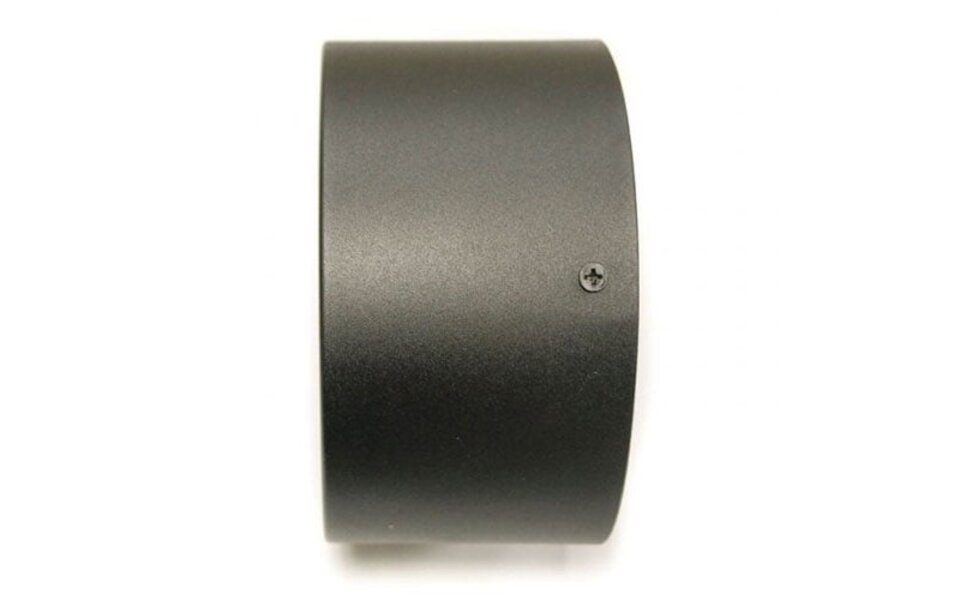 HLW LED Surface-Mounted LED Downlight Round High 5W - Natural White 4200K - Matte Black Aluminum