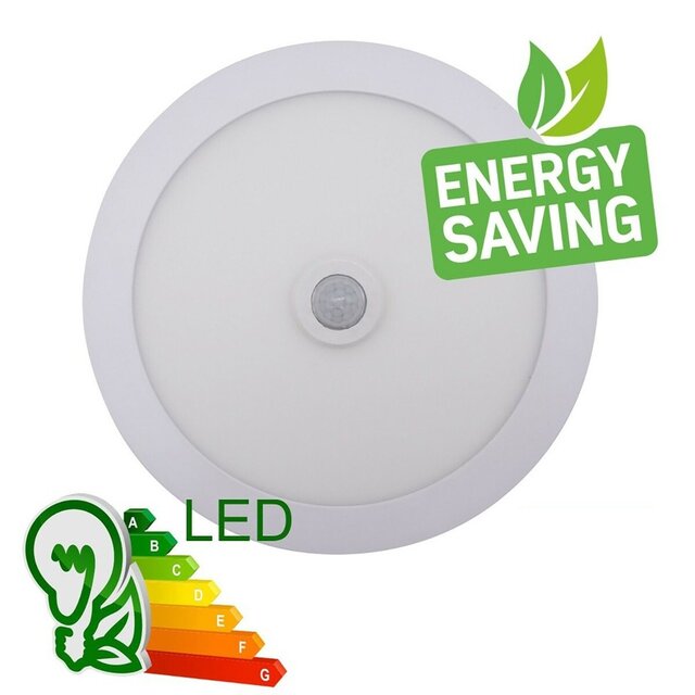 HLW LED Surface-Mounted LED Downlight with PIR Motion Sensor & Day/Night Sensor HLW LED Surface-Mounted LED Downlight with PIR Motion Sensor & Day/Night Sensor