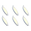 LED Downlight Slim 6 Pack - Inbouw 3W LED Lamp Warm Wit 2700K LED Downlight Slim 6 Pack - Inbouw 3W LED Lamp Warm Wit 2700K