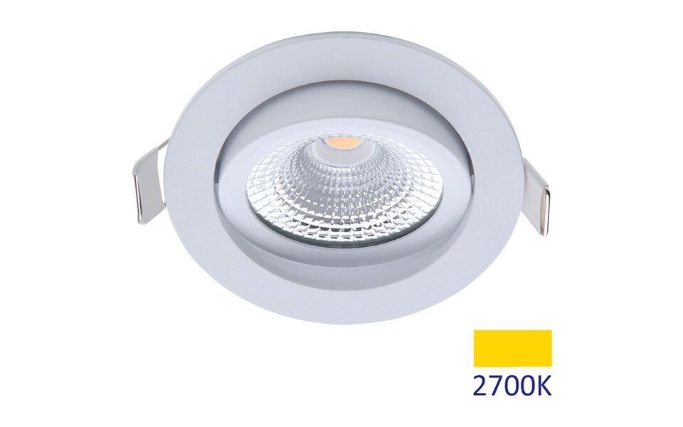 EcoDim EcoDim LED Spot 5W - Dimbaar Inbouw LED Downlight Waterdicht IP54 Warm Wit 2700K