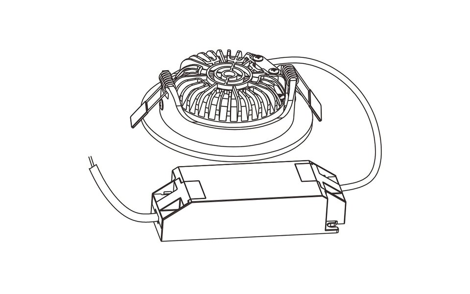 EcoDim EcoDim LED Spot 5W - Dimbaar Inbouw LED Downlight Waterdicht IP54 Warm Wit 2700K