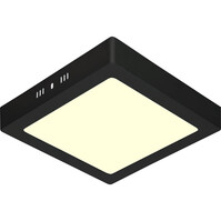 LED Downlight 18W Warm Wit 3000K - Opbouw LED Lamp Mat Zwart