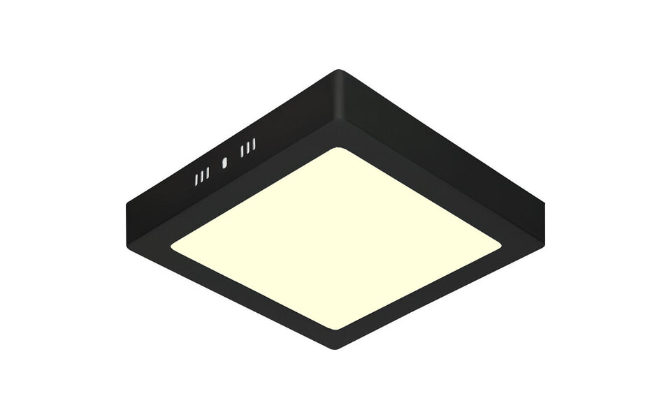 HLW LED 18W Opbouw LED Downlight - Warm Wit 2700K–3000K - Mat Zwart - 225mm Vierkant HLW LED 18W Opbouw LED Downlight - Warm Wit 2700K–3000K - Mat Zwart - 225mm Vierkant