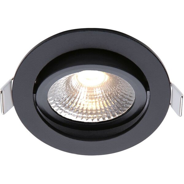 EcoDim EcoDim 5W Inbouw LED Downlight - Dimbaar, Waterdicht IP54, Warm Wit 2700K, Mat Zwart EcoDim EcoDim 5W Inbouw LED Downlight - Dimbaar, Waterdicht IP54, Warm Wit 2700K, Mat Zwart