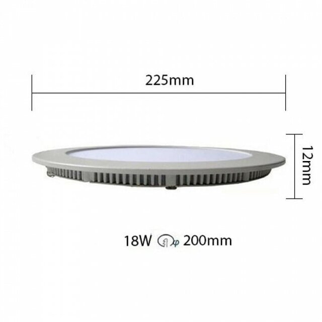 HLW LED LED Downlight Slim 18W - Dimbaar, Inbouw Rond, Natuurlijk Wit 4200K