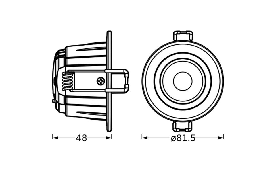 LEDVANCE LEDVANCE Inbouw LED Downlight Spot - Waterdicht IP65, Kantelbaar, Aanpasbaar Vermogen & Lichtkleur