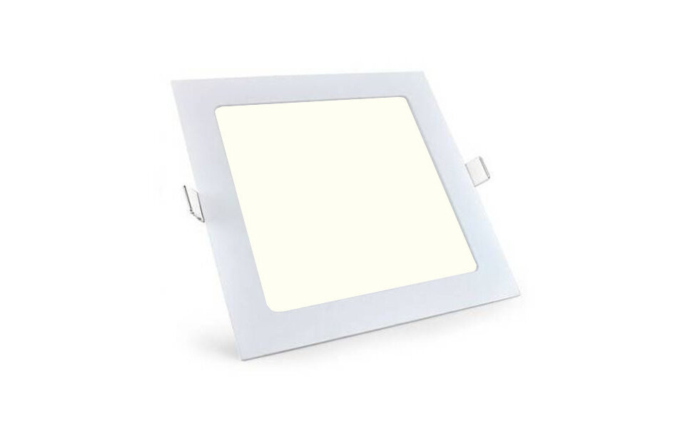 HLW LED LED Downlight Slim Pro 12W - Inbouw Vierkant LED Lamp Neutraal Wit 4000K