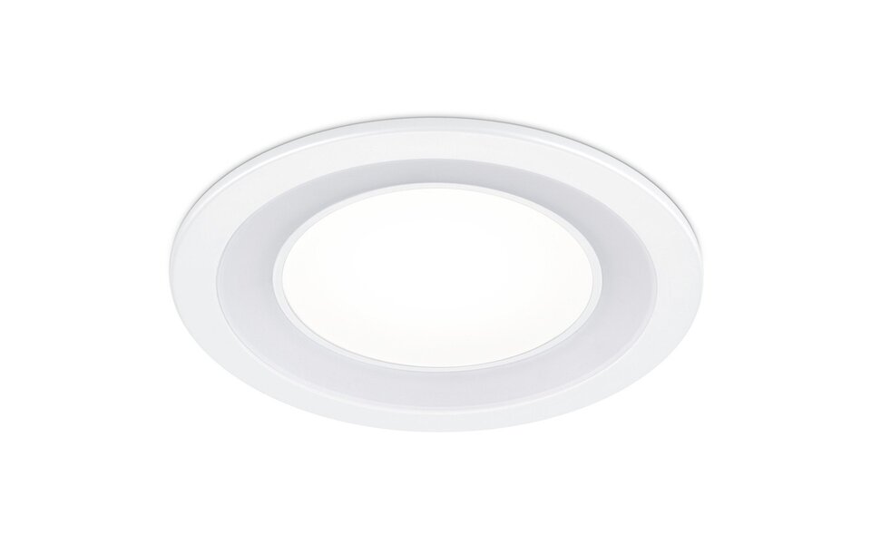 HLW LED LED Spot Inbouw LED Downlight 10W Warm Wit 2700K–3000K Rond Mat Wit Ø140mm