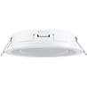HLW LED LED Spot Recessed LED Downlight 10W Warm White 2700K–3000K Round Matte White Ø140mm