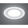 HLW LED LED Spot Recessed LED Downlight 10W Warm White 2700K–3000K Round Matte White Ø140mm
