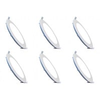 LED Downlight Inbouw 6W - Koud Wit 6000K - 6 Pack LED Downlight Inbouw 6W - Koud Wit 6000K - 6 Pack