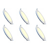 LED Downlight Slim 6W - Recessed Round Warm White 2700K