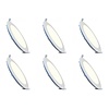 LED Downlight Slim 6W - Dimmable Recessed LED Lamp Ø120mm 6 Pack LED Downlight Slim 6W - Dimmable Recessed LED Lamp Ø120mm 6 Pack